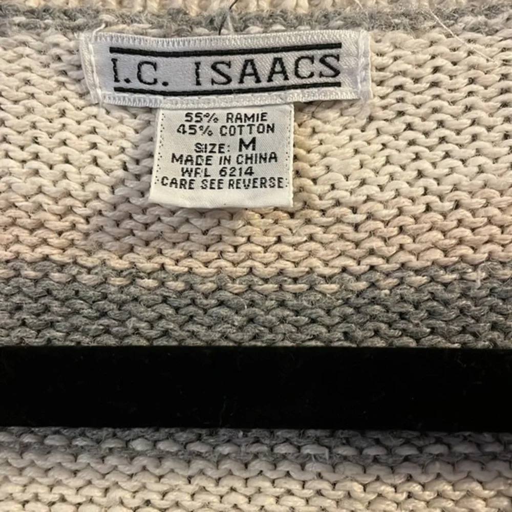 Vintage I.C. Isaacs Fall Themed Sweater Vest Size Medium (M) - Picture 4 of 5